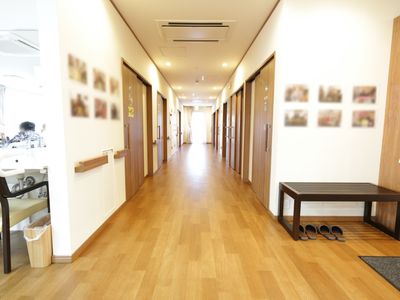 清潔な廊下の様子