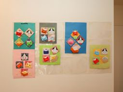 折り紙の作品展示