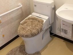 清潔なトイレの一角