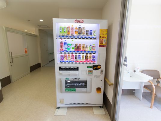 廊下にある自動販売機