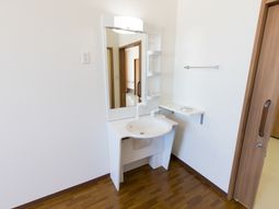 清潔な洗面台スペース