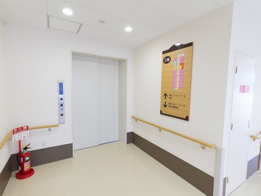 清潔な廊下の風景