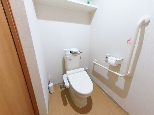 安全設計のトイレ