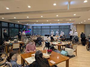 交流が進むダイニングルーム