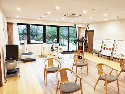 充実設備の訓練室