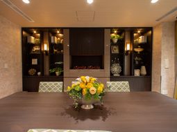 洗練されたダイニングルーム