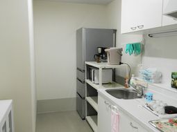 清潔なキッチンの一角
