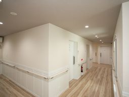 清潔感のある廊下