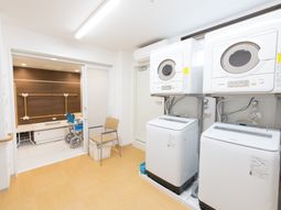 清潔な洗濯スペース