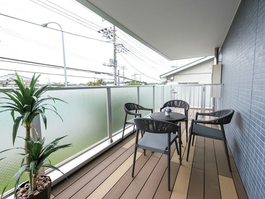 快適な屋外テラス