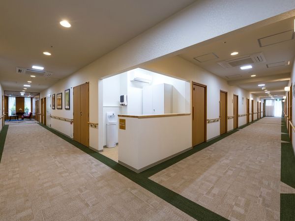 清潔な廊下の様子