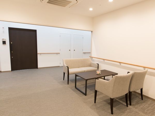 落ち着いた休憩室