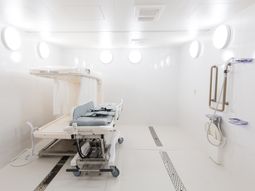 清潔感のある医療設備
