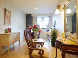 豪華な居室の一角