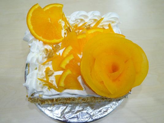 オレンジのケーキ