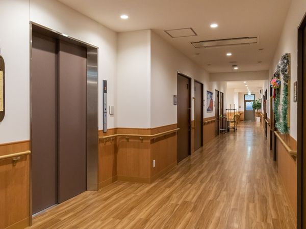 清潔感のある廊下