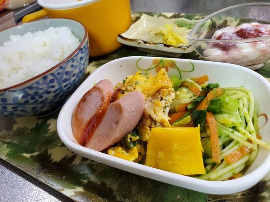 栄養満点の食事