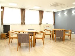 明るい共有スペース