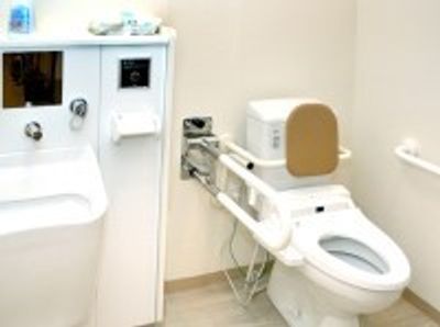 清潔なトイレ設備