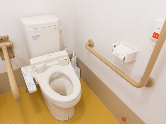 サポート充実のトイレ