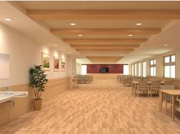 明るいダイニングスペース