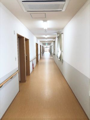 清潔な廊下の一部
