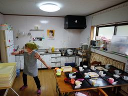 調理をする人のキッチン