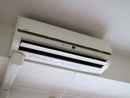 エアコンが設置された空間