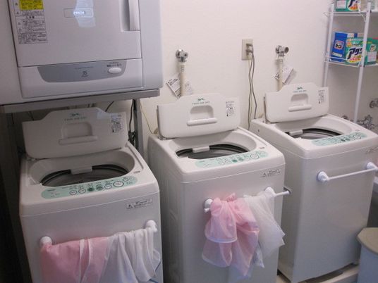 洗濯機と浄水装置の設置