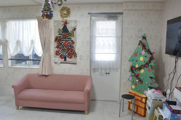 温かい雰囲気のリビング