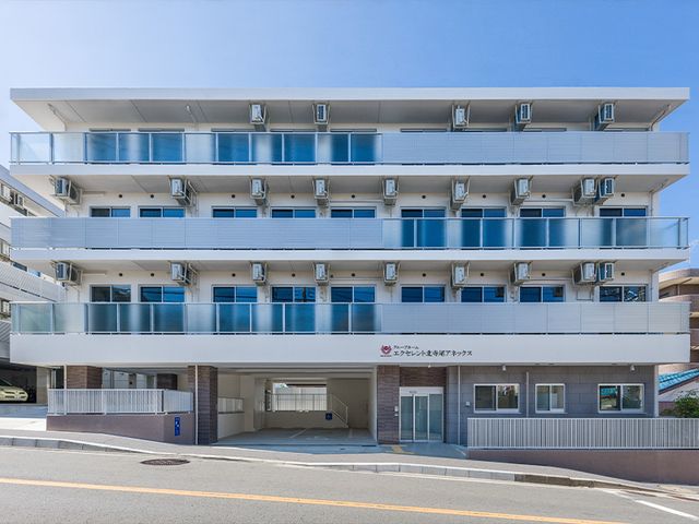 清潔感ある施設外観 外観 定期的なメンテナンスが行き届き、清潔で整った外観の職場で働く機会をご提供します。