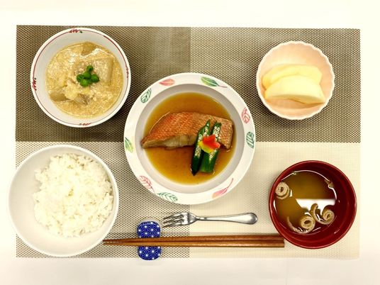 栄養満点の提供料理