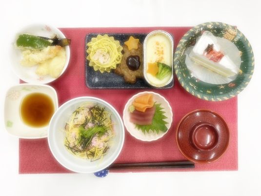栄養満点の食事例