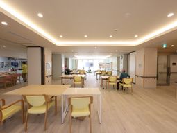 明るい共有スペース