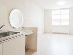 洗面台と広いスペース