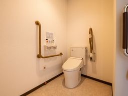 バリアフリー対応の洗面所