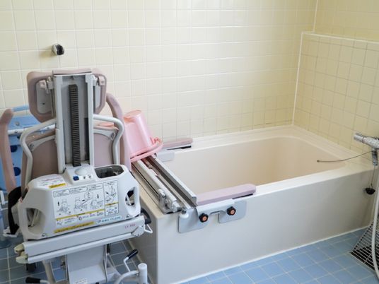 安全な介助支援の浴室設備