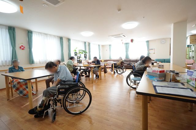 活気ある共有エリア