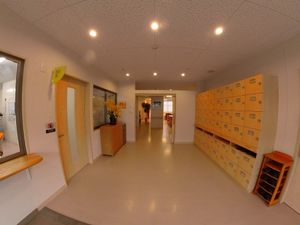 配慮された廊下デザイン