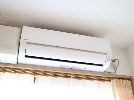 エアコン完備の居室