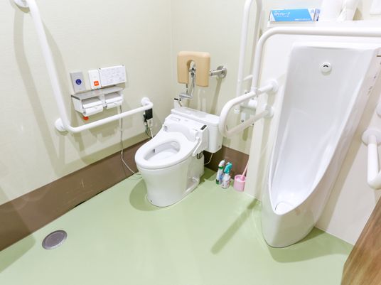 充実したトイレ設備