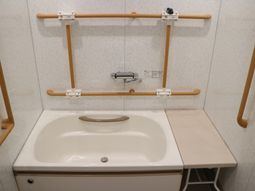 バリアフリー対応の洗面台