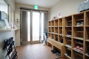 清潔な玄関の様子