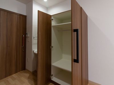 整備された居室の扉付近