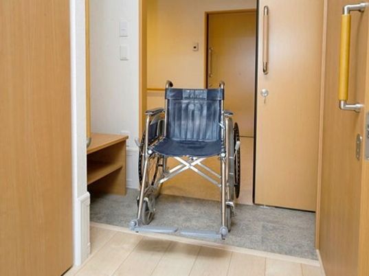 バリアフリーの居室入口