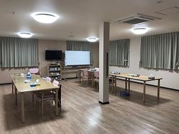 明るい共用スペース