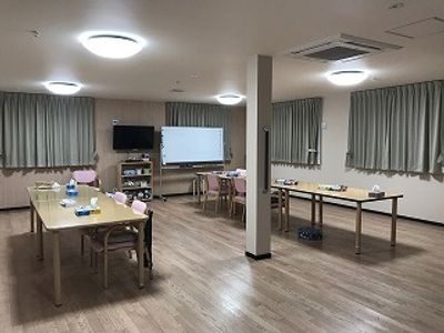 充実設備の共有スペース