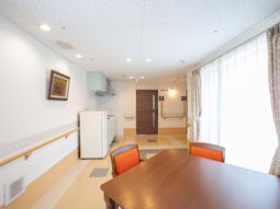 共有スペースの明るいエリア