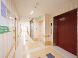 明るい廊下の様子