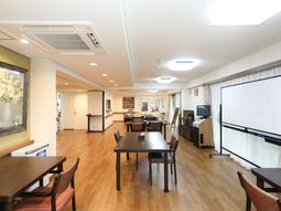 明るい共有スペース